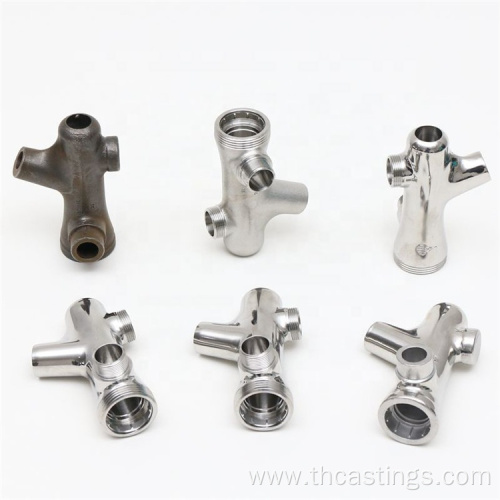 investment casting and cnc machining stainless steel tap